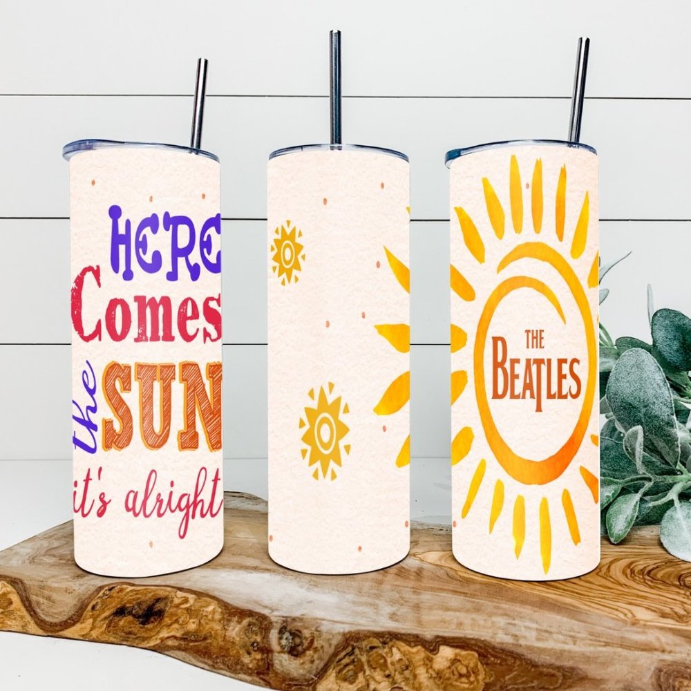 Custom 20oz Beatles tumbler!